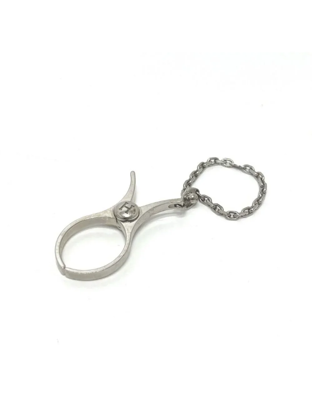 Hermes Glove Holder Metal Silver Gloves
